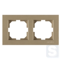 Рамка на 2 поста горизверт. монтаж Arvia Electric KAREN Титан (20 05 2000 022)